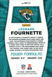 PF-17 Leonard Fournette Power Formulas Jacksonville Jaguars 2019 Donruss Football  Card