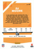 #43 DJ Moore Carolina Panthers 2019 Donruss Football  Card