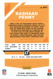#247 Rashaad Penny Seattle Seahawks 2019 Donruss Football  Card