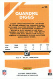 #96 Quandre Diggs Detroit Lions 2019 Donruss Football  Card