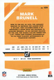 #129 Mark Brunell Jacksonville Jaguars 2019 Donruss Football  Card