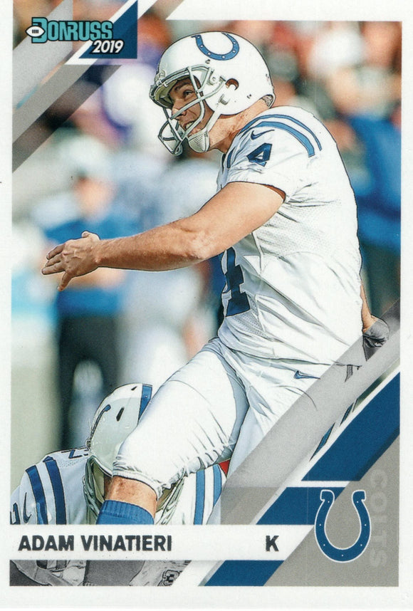 #117 Adam Vinatieri Indianapolis Colts 2019 Donruss Football  Card