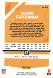#20 Tevin Coleman Red Press Proof San Francisco 49ers 2019 Donruss Football  Card