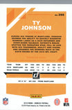 #295 Ty Johnson Rookie Detroit Lions 2019 Donruss Football  Card
