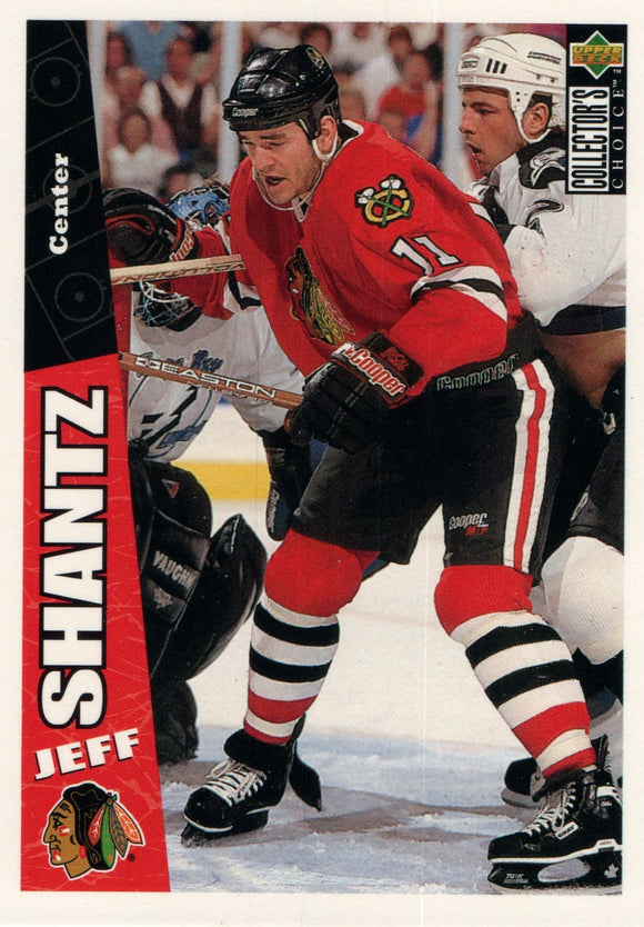 #53 Jeff Shantz Chicago Blackhawks 1996-97 Upper Deck Collector's Choice Hockey Card