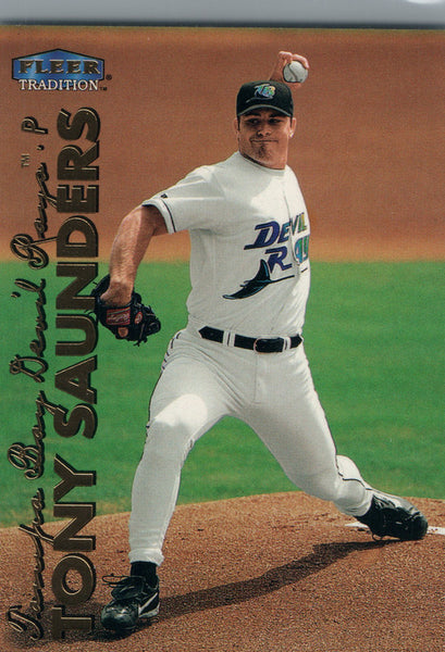 444 Tony Saunders Tampa Bay Devil Rays 1999 Fleer Tradition Baseball –  GwynnSportscards