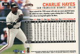 #466 Charlie Hayes San Francisco Giants 1999 Fleer Tradition Baseball Card OB