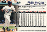 #201 Fred McGriff Tampa Bay Devil Rays 1999 Fleer Tradition Baseball Card OB