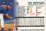 #463W Pat Hentgen Warning Track Toronto Blue Jays 1999 Fleer Tradition Baseball Card OC