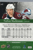 #60 Nathan Mackinnon Colorado Avalanche 2017-18 Parkhurst Hockey Card OH