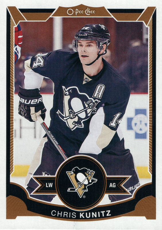 #30 Chris Kunitz Pittsburgh Penguins 2015-16 O-Pee-Chee Hockey Card OI