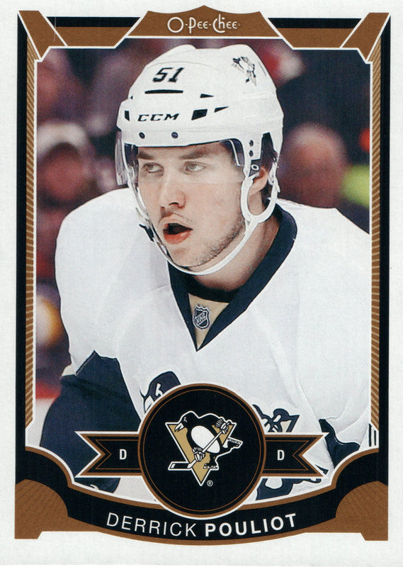 #314 Derrick Pouliot  Pittsburgh Penguins 2015-16 O-Pee-Chee Hockey Card OI