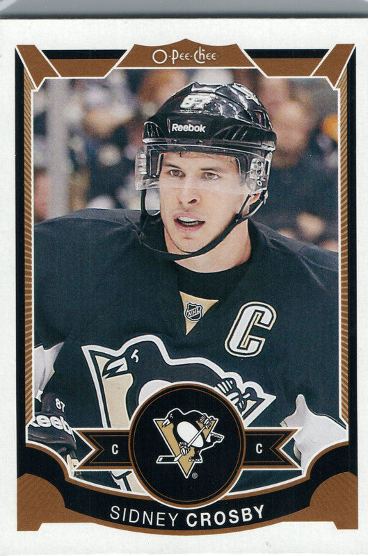 #500 Sidney Crosby  Pittsburgh Penguins 2015-16 O-Pee-Chee Hockey Card OI