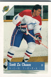 #4 Scott La Chance New York 1990-91 Ultimate Hockey Card OK