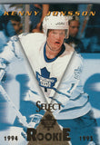 #172 Kenny Jonsson Rookie Toronto Maple Leafs 1994-95 Select Hockey Card OL