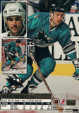 #199 Jeff Norotn San Jose Sharks 1993-94 Fleer Ultra Hockey Card OM