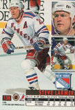 #138 Steve Larmer New York Rangers 1993-94 Fleer Ultra Hockey Card ON