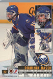 #22 Dominik Hasek Buffalo Sabres 1993-94 Fleer Ultra Hockey Card ON