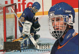 #22 Dominik Hasek Buffalo Sabres 1993-94 Fleer Ultra Hockey Card ON