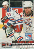 #140 Mark Messier New York Rangers 1993-94 Fleer Ultra Hockey Card ON