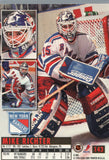 #143 Mike Richter New York Rangers 1993-94 Fleer Ultra Hockey Card ON