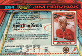 #264 Jim Hrivnak Washington Capitals 1990-91 Topps Stadium Club Hockey Card OO