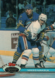 #261 Mikko Makela Buffalo Sabres 1990-91 Topps Stadium Club Hockey Card OO