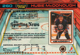 #260 Hubie Mcdonough New York Islanders 1990-91 Topps Stadium Club Hockey Card OO