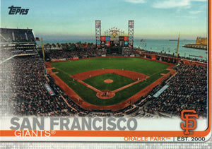 #616 Oracle Park San Francisco Giants 2019 Topps Series 2 Baseball Card GAQ