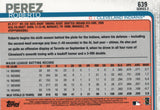 #639 Roberto Perez Cleveland Indians 2019 Topps Series 2 Baseball Card GYA