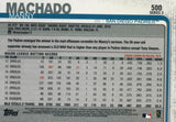 #500 Manny Machado san Diego Padres 2019 Topps Series 2 Baseball Card GYA
