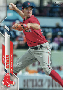 U-127 Ryan Weber Boston Red Sox 2020 Topps Update Baseball Card