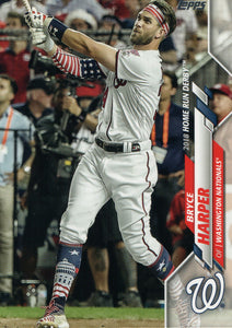 U-255 Bryce Harper 2018 Home Run Derby Washington Nationals 2020 Topps Update Baseball Card