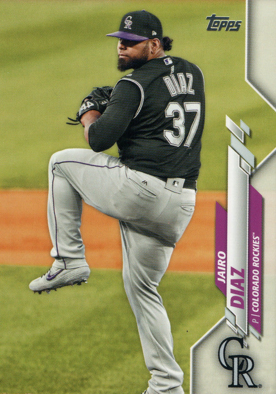 U-151 Jairo Diaz Colorado Rockies 2020 Topps Update Baseball Card