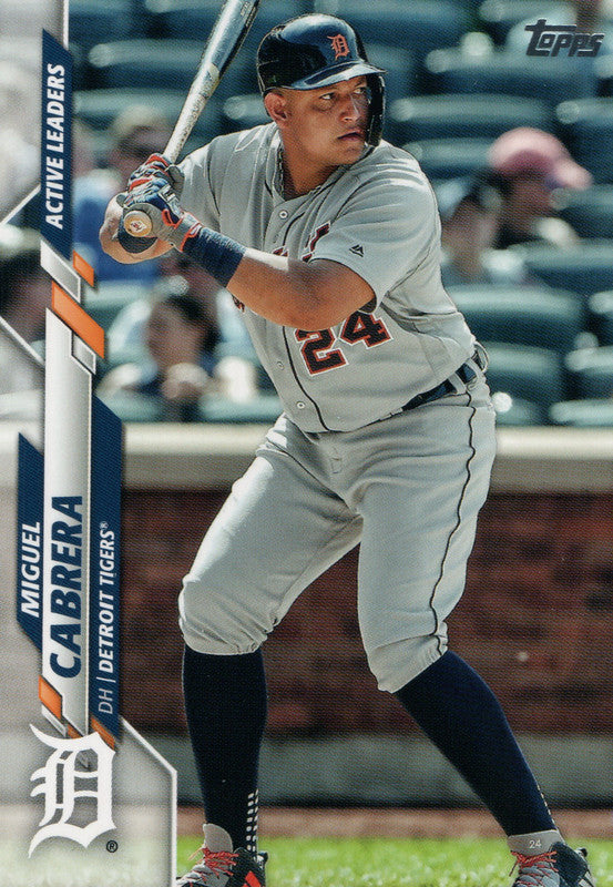 U-184 Miguel Cabera Detroit Tigers 2020 Topps Update Baseball Card