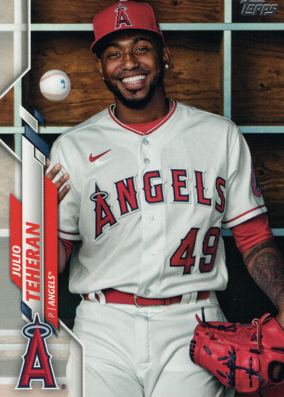 U-91 Julio Teheran Los Angeles Angels 2020 Topps Update Baseball Card