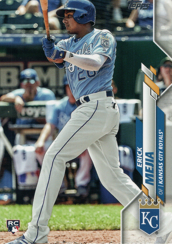 U-58 Erick Meija Rookie Kansas City Royals 2020 Topps Update Baseball Card