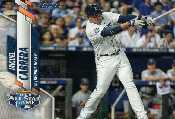 U-55 Miguel Cabrera 2012 MLB All Star Game Detroit Tigers 2020 Topps Update Baseball Card