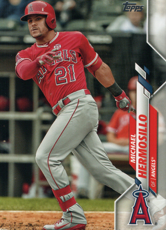 U-103 Michael Hermosillo Los Angeles Angels 2020 Topps Update Baseball Card