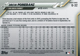 U-32 Drew Pomeranz San Diego Padres 2020 Topps Update Baseball Card