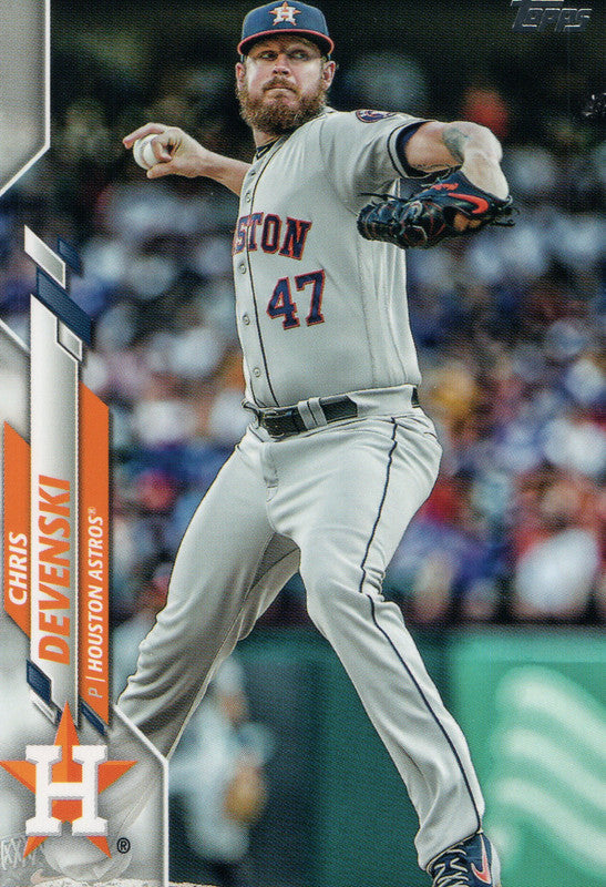 U-223 Chris Devenski Houston Astros 2020 Topps Update Baseball Card