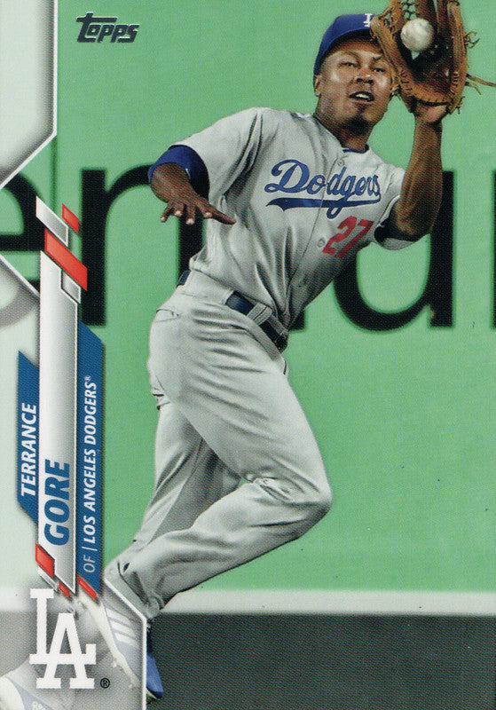 U-63 Terrance Gore Los Angeles Dodgers 2020 Topps Update Baseball Card