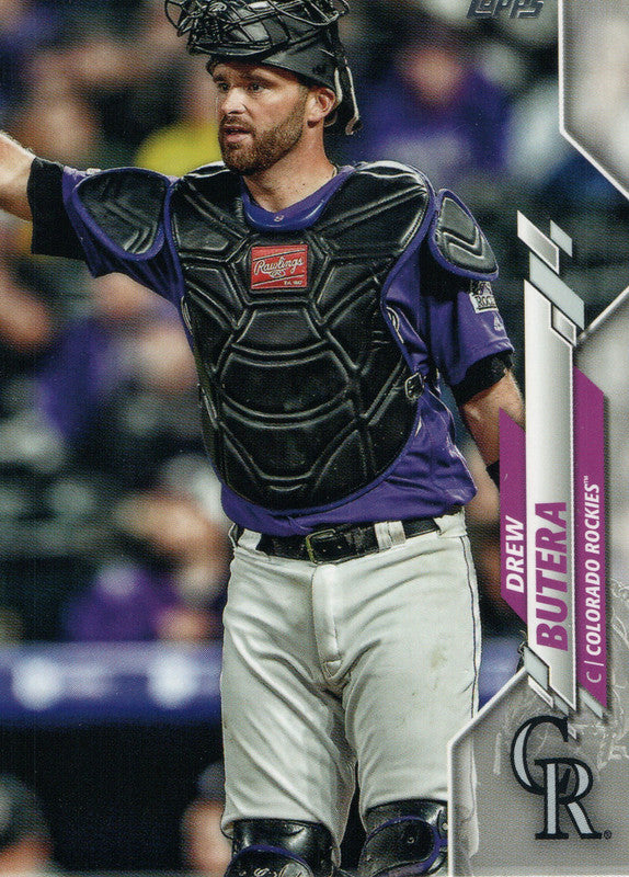 U-72 Drew Butera Colorado Rockies 2020 Topps Update Baseball Card