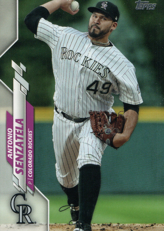 U-40 Antonio Senzatela Colorado Rockies 2020 Topps Update Baseball Card