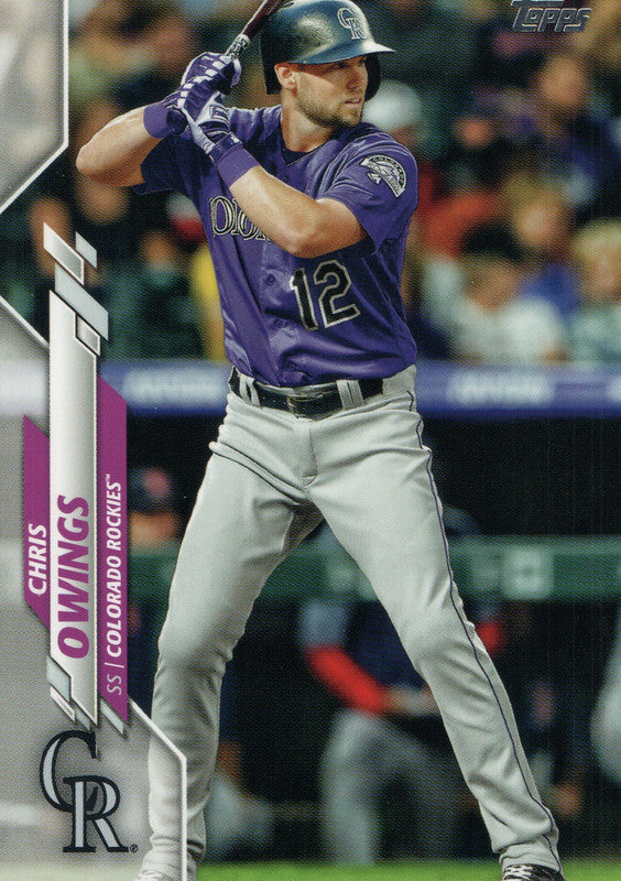 U-11 Chris Owings Colorado Rockies 2020 Topps Update Baseball Card