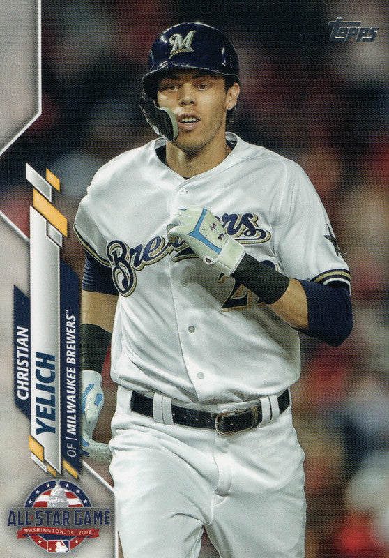 U-269 Christian Yelich 2018 MLB All Star Game Milwaukee Brewers 2020 Topps Update Baseball Card