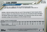 U-210 Gabe Speier Rookie Kansas City Royals 2020 Topps Update Baseball Card