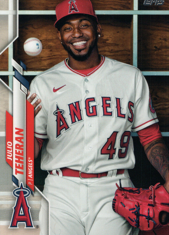 U-91 Julio Teheran  Los Angeles Angels 2020 Topps Update Baseball Card