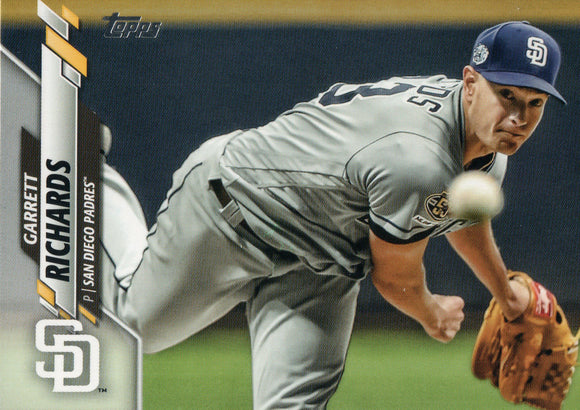 U-227 Garrett Richards San Diego Padres 2020 Topps Update Baseball Card