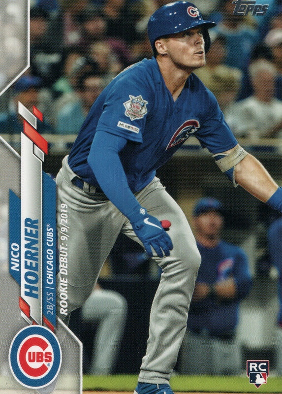 U-251 Nico Hoerner Rookie Chicago Cubs 2020 Topps Update Baseball Card